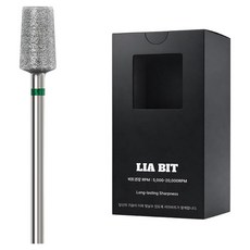 BESSIE 리아비트 스파이크배럴 XF 네일비트, 1개, 실버