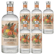 ABSTINENCE 艾布斯汀 無酒精蒸餾飲 CAPE CITRUS 開普柑橘, 6個, 750ml