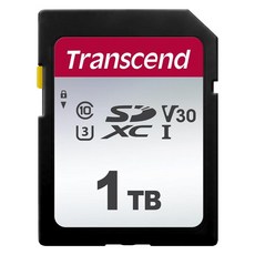 Transcend 創見 SDC300S SDXC 記憶卡 UHS-I U3 V30 TS1TSDC300S, 1個, 1TB