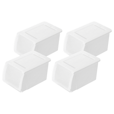 KEYWAY 聯府 Nice 直取式整理箱 HV15 15L, 白色, 4個