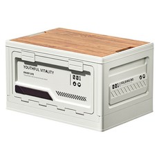 Dream Home 築夢家居 摺疊收納箱 50L, 灰白色, 1層
