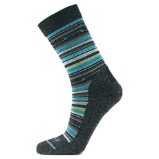 FITS 라이트 하이커 크루 Multi pattern 양말, Charcoal, 1세트