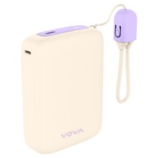 보바 그립 고속충전 보조배터리 22.5W 20000mAh, 아이보리, VA-123