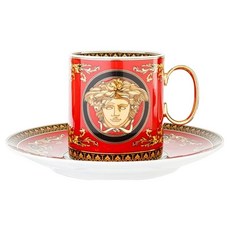 VERSACE 梅杜莎咖啡杯 + 杯碟組