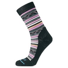 FITS 라이트 하이커 크루 Multi pattern 양말, Black, 1세트