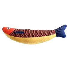paipet 寵物玩具 魚魚貓玩具, 黃肚魚, 1個