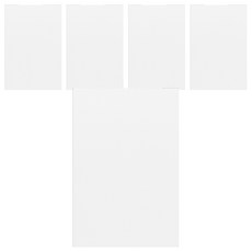 디제이폼보드 우드락 하얀색 610 x 910 mm, 5mm, 5개 5mm, 5개