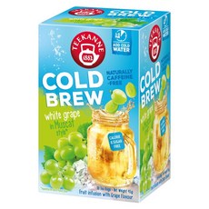 TEEKANNE 恬康樂 COLD BREW 冷泡茶系列 白葡萄水果茶, 2.5g, 1套, 18個裝