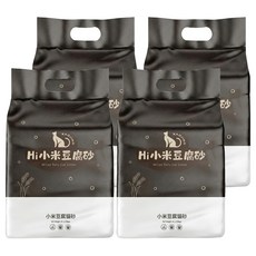 Hi 貓砂 黃金小米豆腐砂, 2kg, 4包, 原味