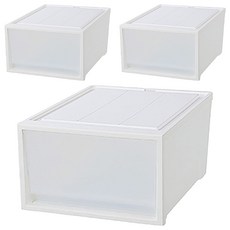 KEYWAY 聯府 日式KD抽屜整理箱 NS201 20L, 霧透色, 3個