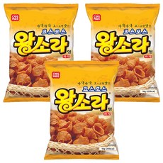 코스모스제과 왕소라 과자, 56g, 3개