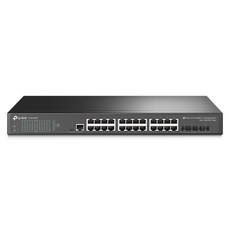 TP-Link Gigabit L2+管理型交換器 10/100/1000 Mbps 24埠 + SFP 4埠, 1個, TL-SG3428X