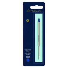 WATERMAN 威迪文 原子筆芯 泡殼包裝 F, 藍色, 1個