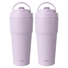 WOKY 沃廚 不銹鋼渾圓杯, 越橋紫, 2個, 770ml