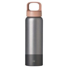 WOKY 沃廚 Ti純鈦提手運動保溫瓶, 曉咖色, 1個, 800ml