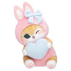 모후샌드 토끼냥 봉제인형 BIG, 핑크, 1개, 25cm
