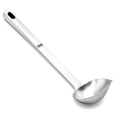 KUHN RIKON 瑞康屋 精選廚房用品 有嘴湯杓, 不鏽鋼色, 1個