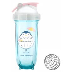 MAXBUILD 迅健 太空搖搖杯/運動水壺 附鋼球, 企鵝雪花冰, 1個, 828ml