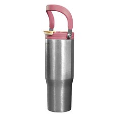 WOKY 沃廚 大提把極輕純鈦保溫瓶, 無畏紅, 1個, 900ml