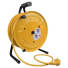 One Stop 高容量接地電線電線捲盤 4000W, 黃色, 1個, 50m