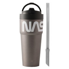WOKY 沃廚 NASA系列 Ti純鈦渾圓杯 附彈跳粗吸管, 零度引力, 1個, 770ml