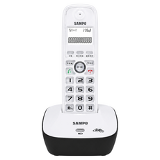 SAMPO 聲寶 雙子機數位無線電話 月光白, CT-B301DL