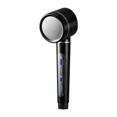 IONSPA 抑菌淨水磁化離子水蓮蓬頭 BATH1000, 曜石黑, 1個