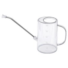 에버하우스 롱노즐 투명 플라스틱 화분 물조리개 1.5L FREE, 클리어, 1개