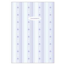 7321디자인 체크 후르츠 플래너 만년형 6개월, 1개, 블루베리파자마