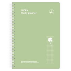 7321디자인 행운의 스터디플래너 6MONTH, 라이트그린, 1개 라이트그린, 1개