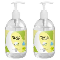 WASH&WISH 濃縮廚房洗潔精 檸檬佛手柑香, 2個, 470ml