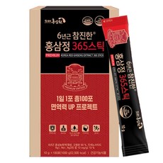 고려홍삼원 진세노사이드 6년근 참진한 홍삼정 365 스틱 100p, 1kg, 1개
