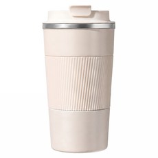 日本 FOREVER 不鏽鋼陶瓷塗層易潔咖啡杯/保溫杯 510ml, 白色, 1個