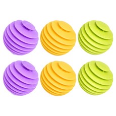 코튼하임 엉킴 구김방지 대형 컬러세탁볼 3종 x 2p 세트, 1세트, 퍼플, 그린, 옐로우 1세트, 퍼플, 그린, 옐로우