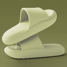 소니오 소프트 모던 두꺼운 거실화, 02 그린, 1개