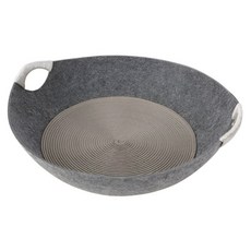 KAOJING 高精寵物 平底鍋寵物窩, 深灰色, 1個
