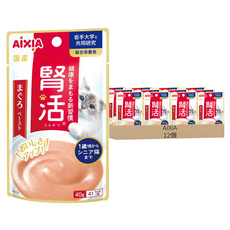 AiXiA 腎活主食餐包1號 鮪泥狀, 40g, 12個, 鮪魚