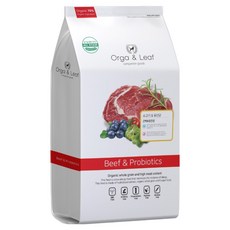 오가앤리프 강아지 가수분해 소고기 & 유산균 사료, 피부/피모+장건강, 1.8kg, 1개 피부/피모+장건강, 1.8kg, 1개