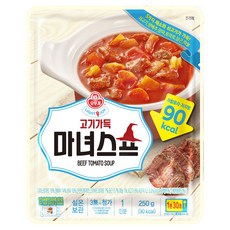 오뚜기 LIGHT&JOY 고기가득 마녀스프, 250g, 1개
