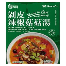 味榮 醬有料 剝皮辣椒菇菇湯, 520g, 1個