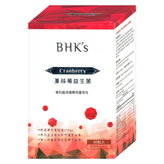 BHK's 紅萃蔓越莓益生菌錠, 1套, 60顆