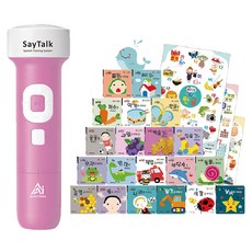 세이펜 세이톡 32G 5세대 STK-4500W + NEW 아기똥 그림책 23종 세트, 핑크(세이펜)