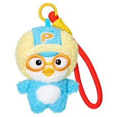 뽀로로 소프트 뽀글이 인형 키링, 파랑, 1개, 18cm