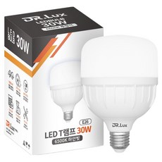 닥터룩스 E26 표준소켓 LED 전구 T램프 30W, 1개 1개