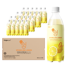 오리진케어 당쉼 레몬 스파클링 당 걱정 없는 제로 탄산음료, 24개, 500ml