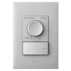 Legrand 羅格朗 Apela LED專用調光器 調光 亮度調節 調光器 開關 300W 嵌入式 銀色, 1個