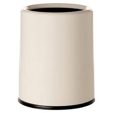 LazyCorner 懶角落 圓形雙層垃圾桶 14L, 奶油色