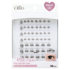 Ollio 免膠假睫毛多件組 Plus 自然款