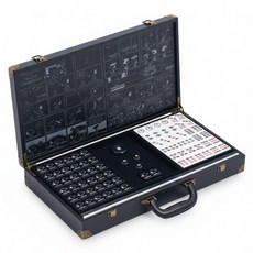 PEANUTS 史努比 水晶麻將組 電動麻將機專用, 黑色, 1個