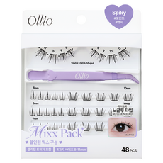 Ollio 免膠水假睫毛混合包 Plus Spiky